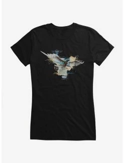 Promo 👍 Fantastic Beasts Thunderbird Page 👧 Girls T-Shirt 👍