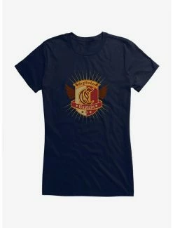 New 👏 Harry Potter Gryffindor Captain Shield 👧 Girls T-Shirt 🧨