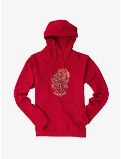Promo โจ Harry Potter Gryffindor Crest Hoodie โค๏ธ