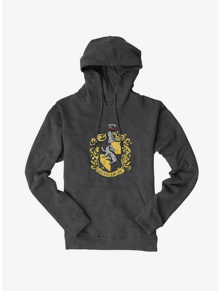 Flash Sale ❤️ Harry Potter Hufflepuff Shield Hoodie 🛒 - Image 3