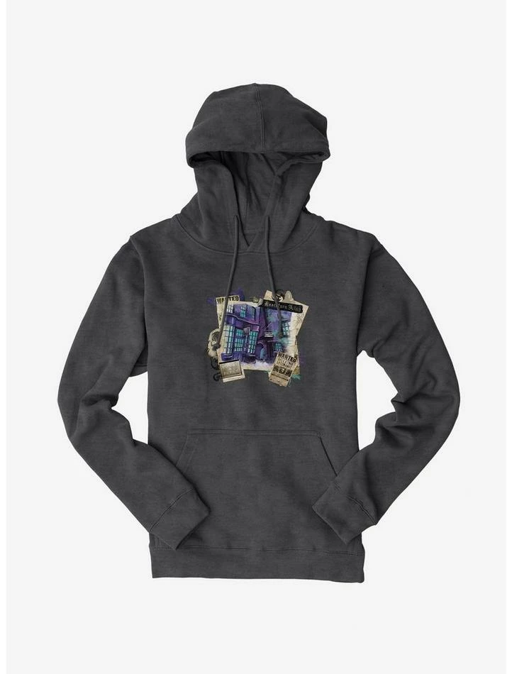 Hot Sale 👏 Harry Potter Knockturn Alley Collage Hoodie 👏 - Image 3