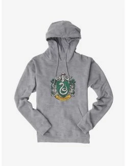 Best Pirce 🧨 Harry Potter Slytherin Serpents Badge Hoodie 🧨