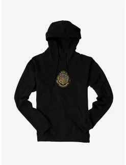 Wholesale 👏 Harry Potter Color Hogwarts Shield Hoodie 😀