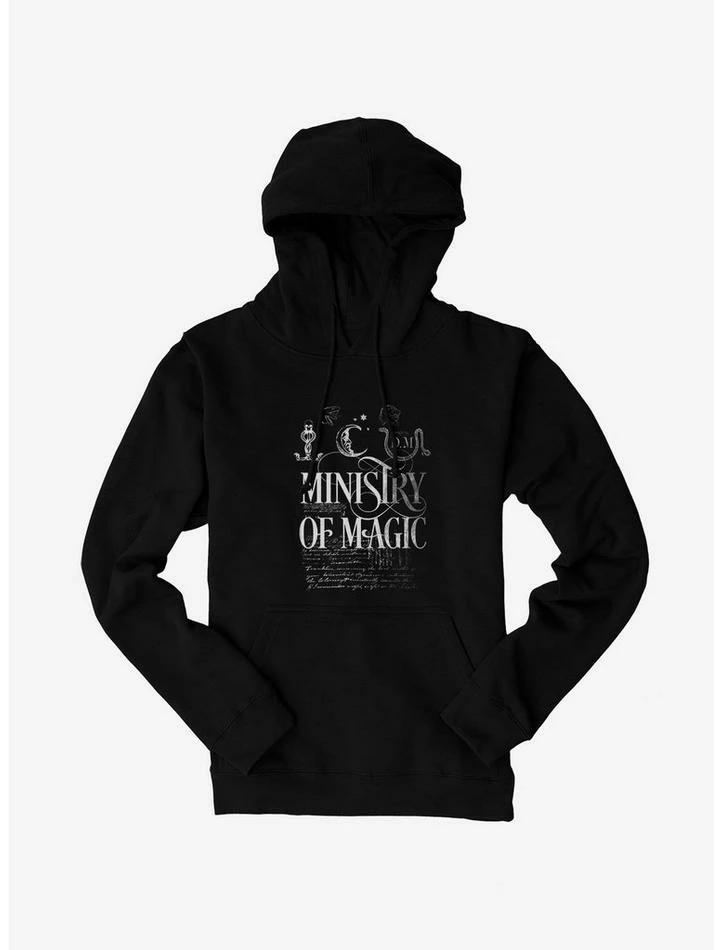 Brand new π Harry Potter Ministry Of Magic Text Hoodie βοΈ - Image 2