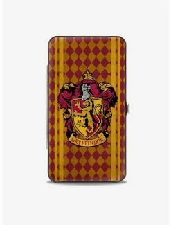 Outlet โ๏ธ Harry Potter Gryffindor Crest Hinged Wallet โ๏ธ