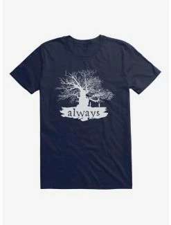 Best reviews of 💯 Harry Potter Always Tree Extra Soft Navy Blue T-Shirt ✔️