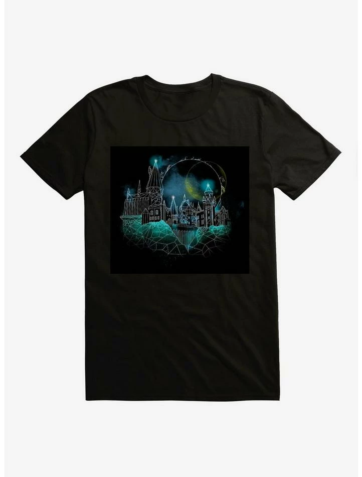 Wholesale ⌛ Harry Potter Hogwarts Castle Outline Extra Soft T-Shirt 🤩