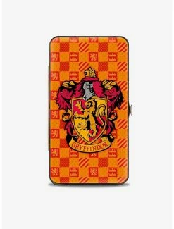 Cheap ๐ Harry Potter Gryffindor Crest Heraldry Checkers Hinged Wallet ๐ฏ