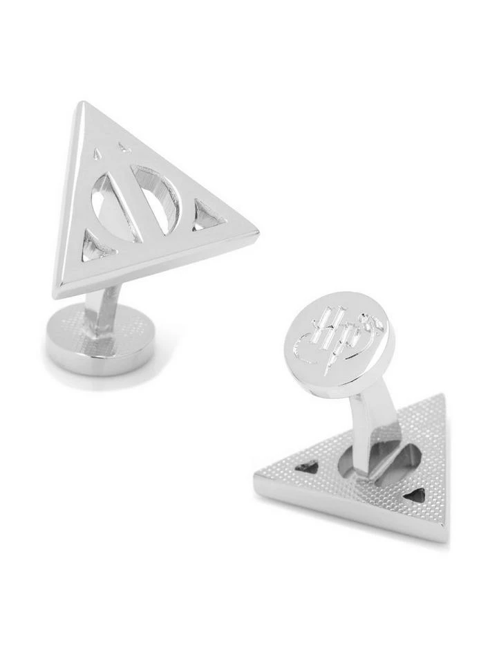 New ๐ Harry Potter Deathly Hallows Silver Cufflinks ๐ - Image 2