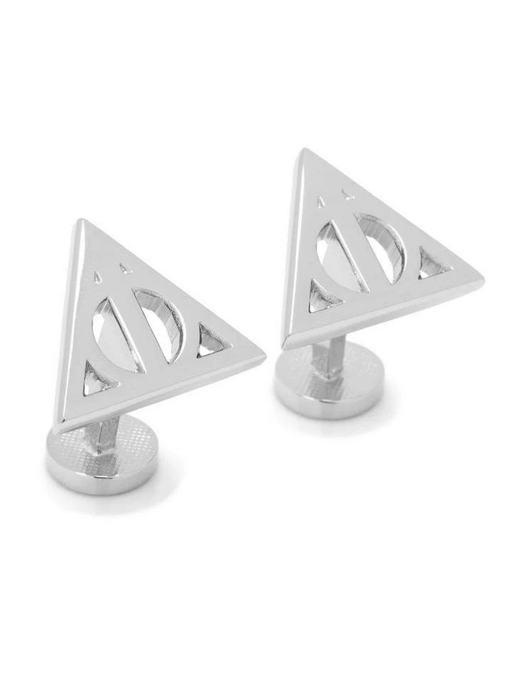 New ๐ Harry Potter Deathly Hallows Silver Cufflinks ๐