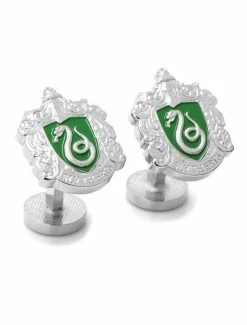Wholesale 🎁 Harry Potter Slytherin Crest Cufflinks 😀
