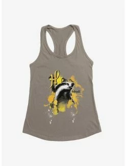 Best Sale ๐ Harry Potter Hufflepuff Logo ๐ง Girls Tank โค๏ธ