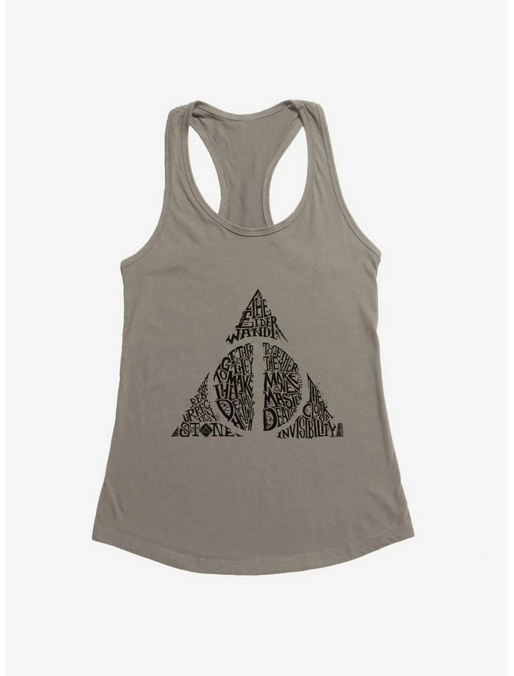 Flash Sale ๐ Harry Potter Deathly Hallows Script ๐ง Girls Tank ๐ - Image 5