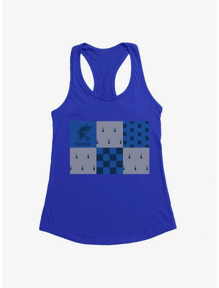 Deals ๐ Harry Potter Ravenclaw Checkered Patterns ๐ง Girls Tank ๐งจ
