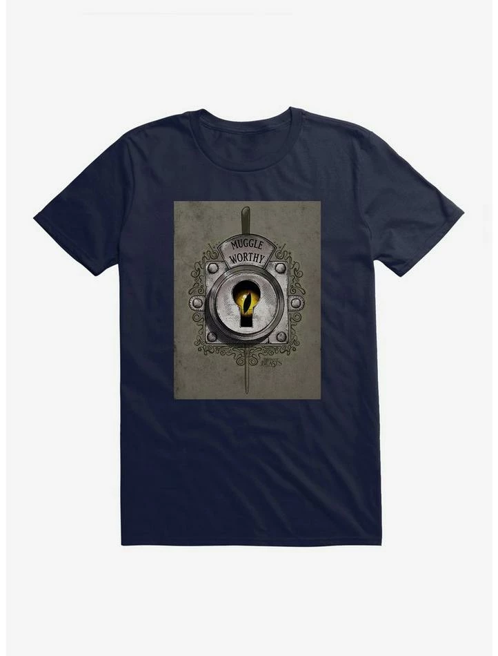Hot Sale ✔️ Fantastic Beasts Muggle Worthy Key Hole T-Shirt ❤️ - Image 5