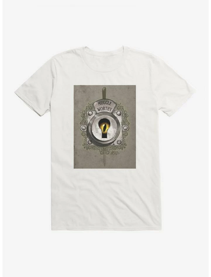 Hot Sale ✔️ Fantastic Beasts Muggle Worthy Key Hole T-Shirt ❤️