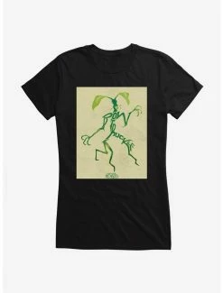 Best Pirce ✔️ Fantastic Beasts Bowtruckle Outline 👧 Girls T-Shirt 🎉