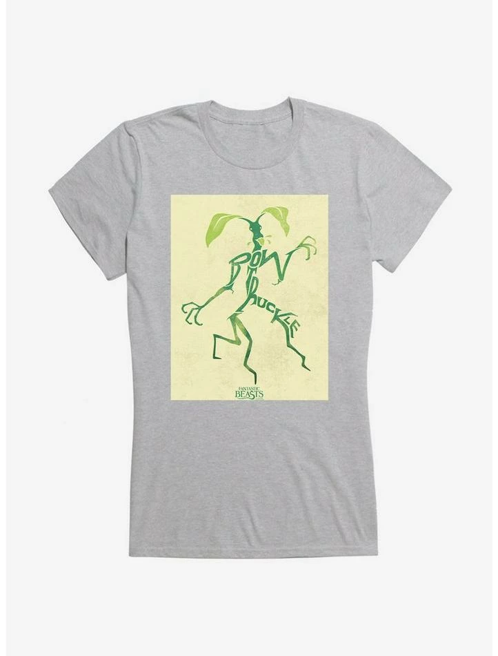 Best Pirce โ๏ธ Fantastic Beasts Bowtruckle Outline ๐ง Girls T-Shirt ๐ - Image 3