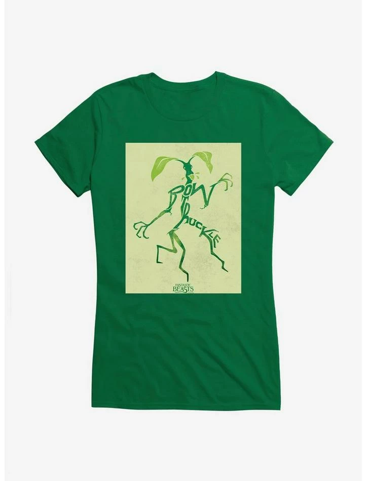 Best Pirce โ๏ธ Fantastic Beasts Bowtruckle Outline ๐ง Girls T-Shirt ๐ - Image 4