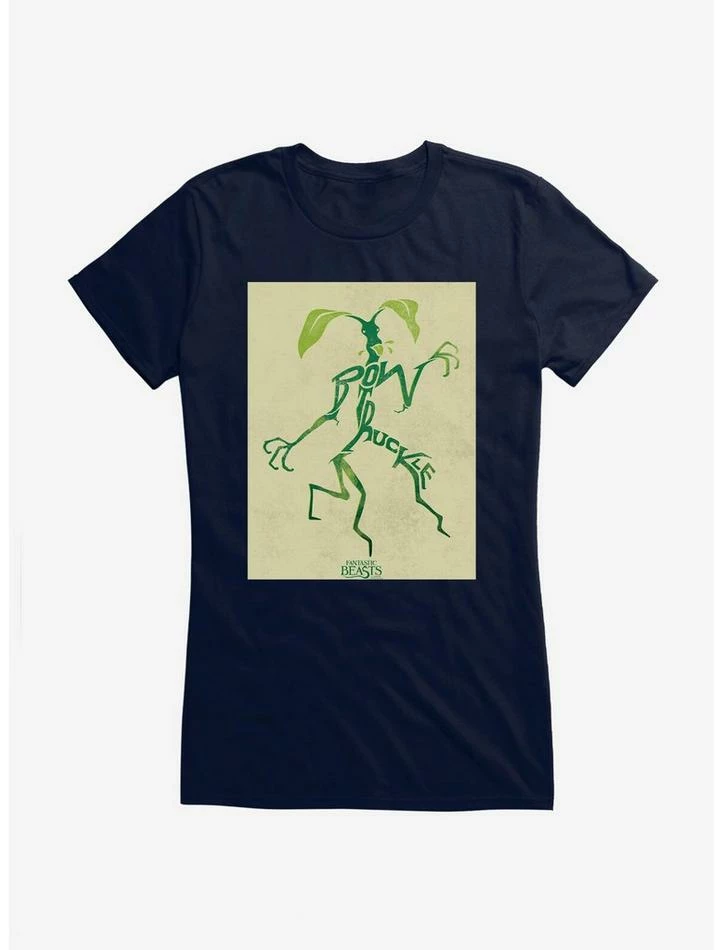 Best Pirce โ๏ธ Fantastic Beasts Bowtruckle Outline ๐ง Girls T-Shirt ๐ - Image 5