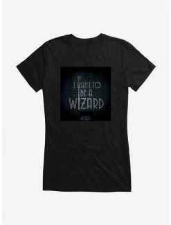 Wholesale ✨ Fantastic Beasts I Want To Be A Wizard 👧 Girls T-Shirt ⭐
