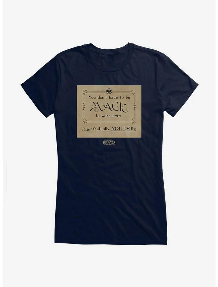 Deals 😉 Fantastic Beasts Magic Only 👧 Girls T-Shirt 🥰 - Image 5