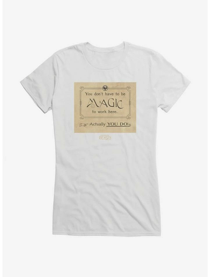 Deals 😉 Fantastic Beasts Magic Only 👧 Girls T-Shirt 🥰 - Image 6