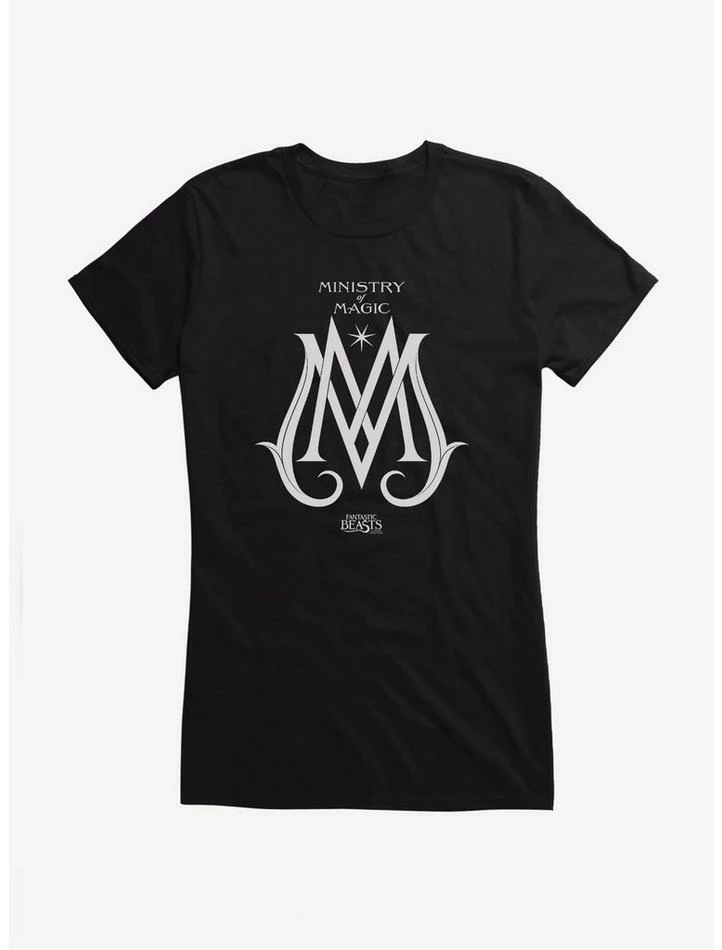 Wholesale 🛒 Fantastic Beasts Ministry Of Magic Logo 👧 Girls T-Shirt 🔥 - Image 2