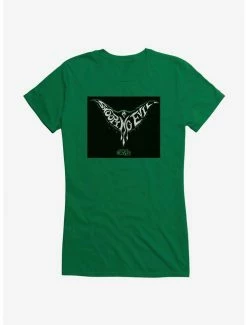 Cheap 🎁 Fantastic Beasts Swooping Evil Drip Font 👧 Girls T-Shirt 🧨