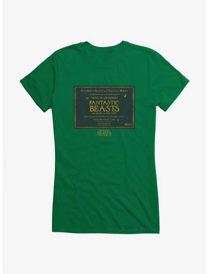 Wholesale ๐ฅฐ Fantastic Beasts Flourish & Blotts And Obscurus Books ๐ง Girls T-Shirt ๐ - Image 4