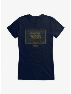 Wholesale 🥰 Fantastic Beasts Flourish & Blotts And Obscurus Books 👧 Girls T-Shirt 😉