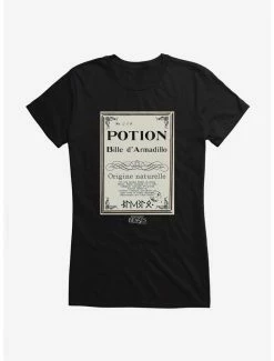 Best deal ๐ฅฐ Fantastic Beasts Herbology Potion Bille d' Armadillo Script ๐ง Girls T-Shirt ๐ฏ