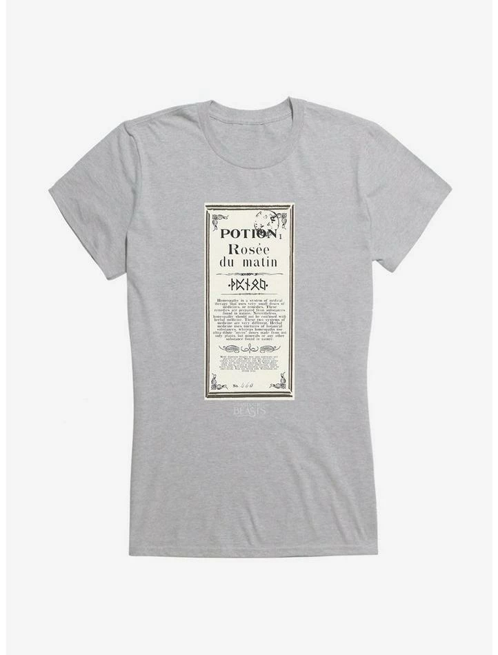 Top 10 ๐ Fantastic Beasts Herbology Potion du Matin Script ๐ง Girls T-Shirt ๐ฅ