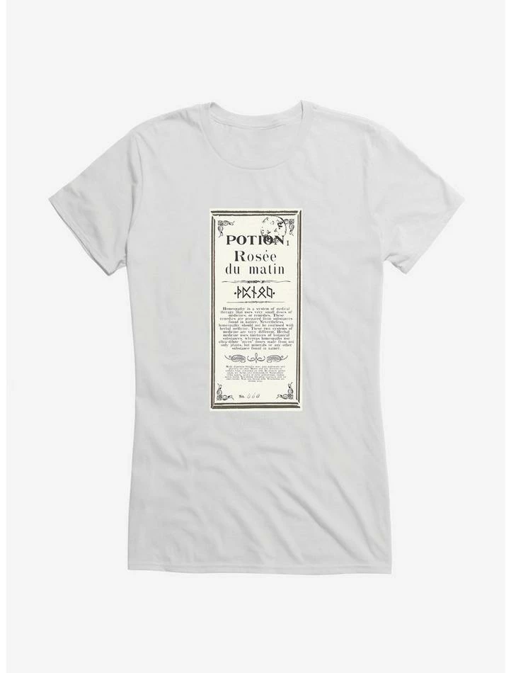 Top 10 ๐ Fantastic Beasts Herbology Potion du Matin Script ๐ง Girls T-Shirt ๐ฅ - Image 6