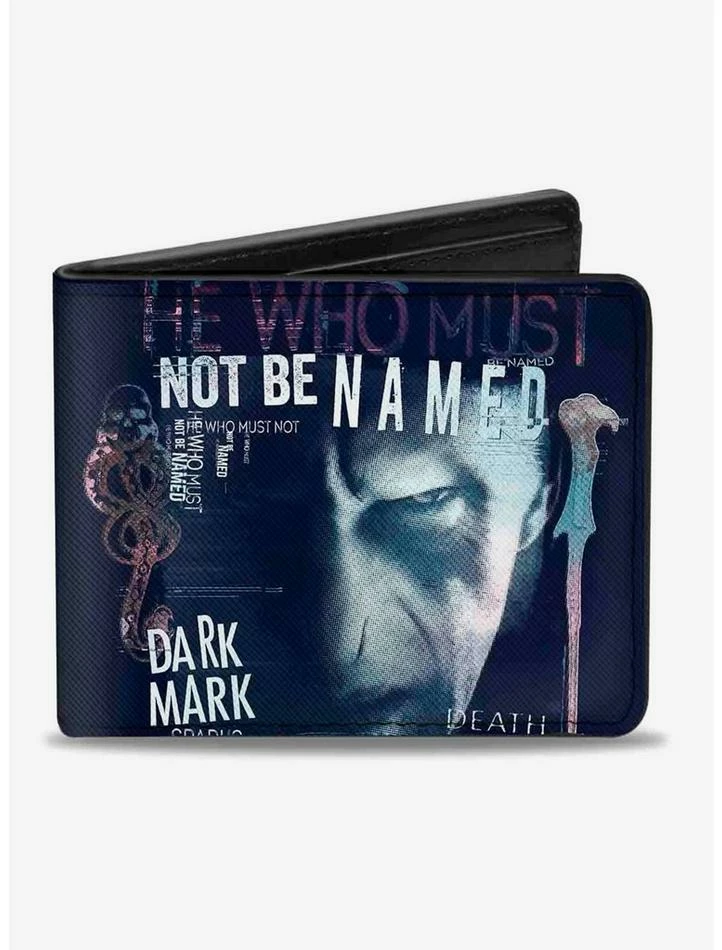 Flash Sale π― Harry Potter Lord Voldemort Face He Who Must Not Be Named Bifold Wallet β¨