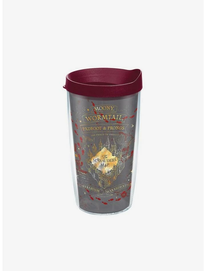 Wholesale ๐ Harry Potter Black Marauder's Map 16oz Classic Tumbler With Lid ๐