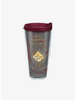 Cheapest 💯 Harry Potter Black Marauder's Map 24oz Classic Tumbler With Lid 🧨