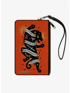 Outlet 😉 Harry Potter Gryffindor Lion Traits Canvas Clutch Wallet ❤️