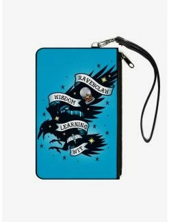 Best Pirce 🧨 Harry Potter Ravenclaw Raven Traits Canvas Clutch Wallet ✨