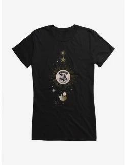 Top 10 ✨ Harry Potter Hogwarts Black Shield 🎄 Christmas 👧 Girls T-Shirt 😀