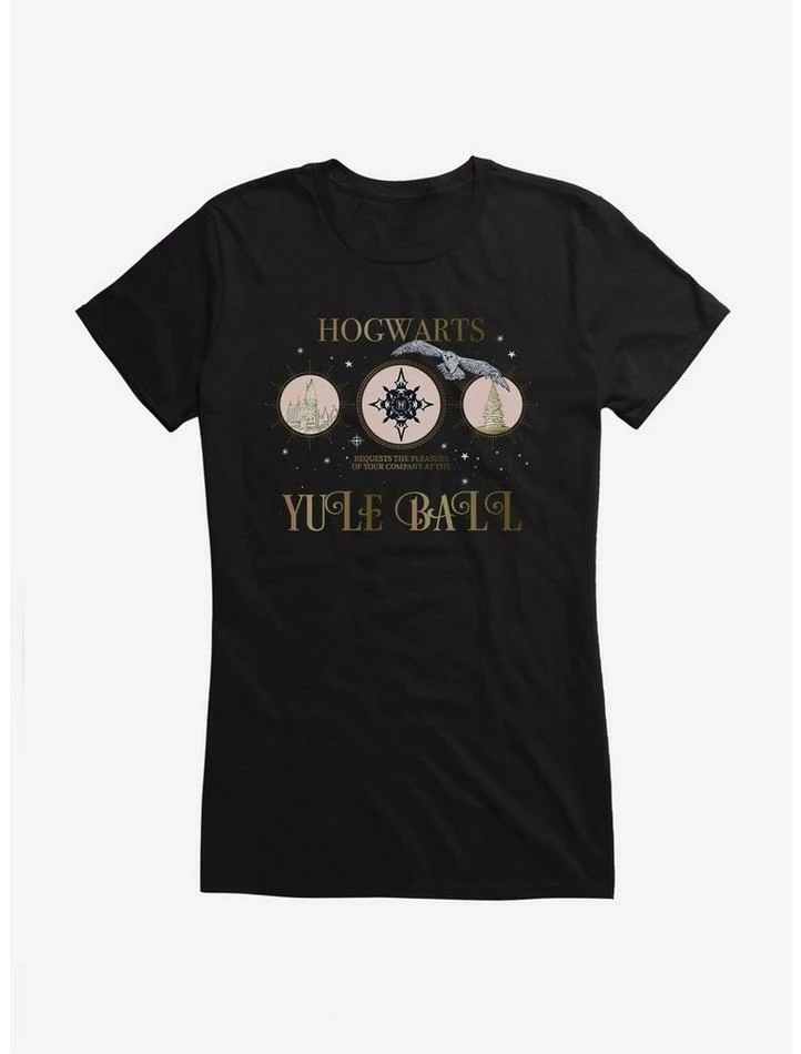 Best Pirce ๐ Harry Potter Hogwarts Yule Ball Invitation ๐ง Girls T-Shirt ๐ - Image 2