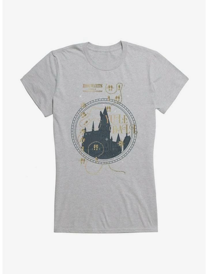 Deals ๐ Harry Potter Hogwarts Yule Ball Waltzing Feet ๐ง Girls T-Shirt โค๏ธ - Image 4