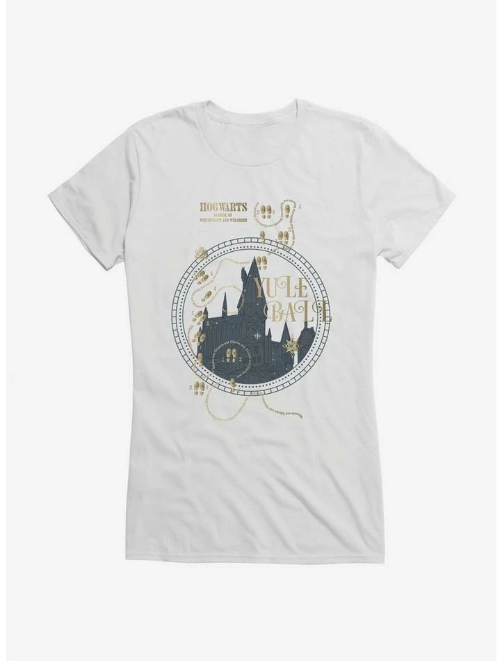 Deals ๐ Harry Potter Hogwarts Yule Ball Waltzing Feet ๐ง Girls T-Shirt โค๏ธ