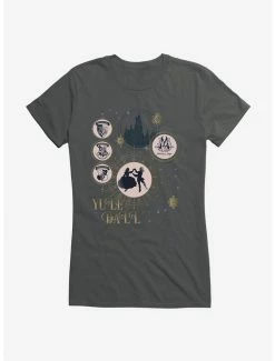 Deals 😀 Harry Potter Wizarding Schools Yule Ball 👧 Girls T-Shirt 🛒