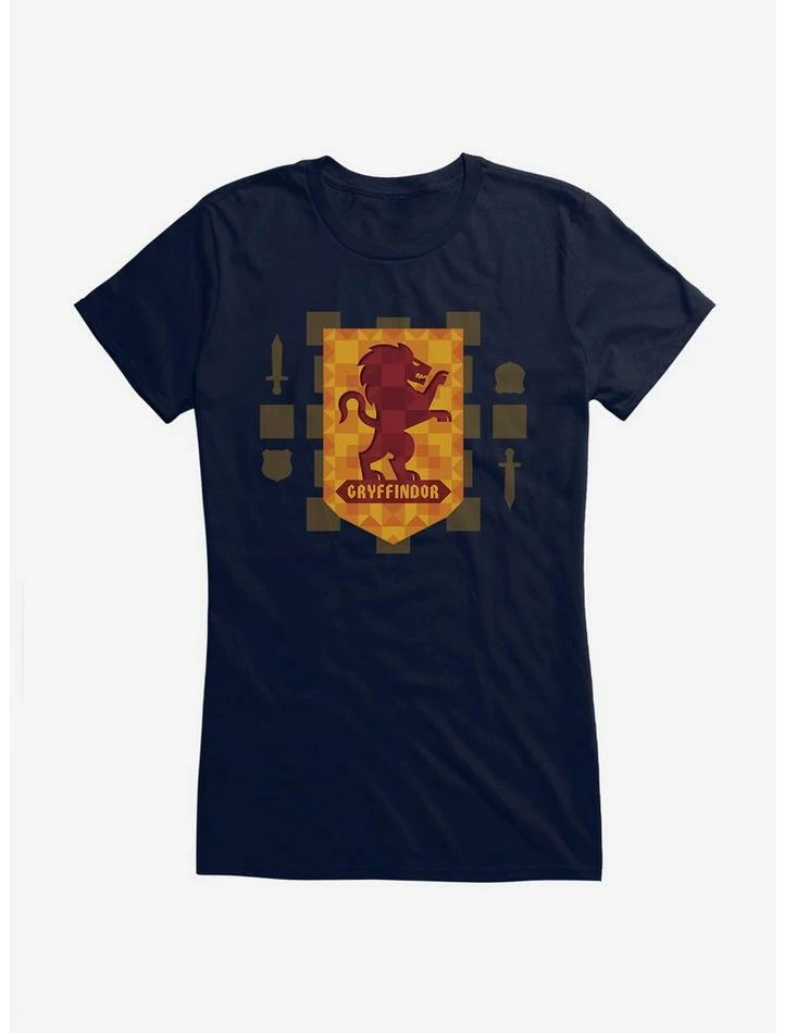 Deals ⌛ Harry Potter Gryffindor House Shield 👧 Girls T-Shirt 🥰 - Image 4