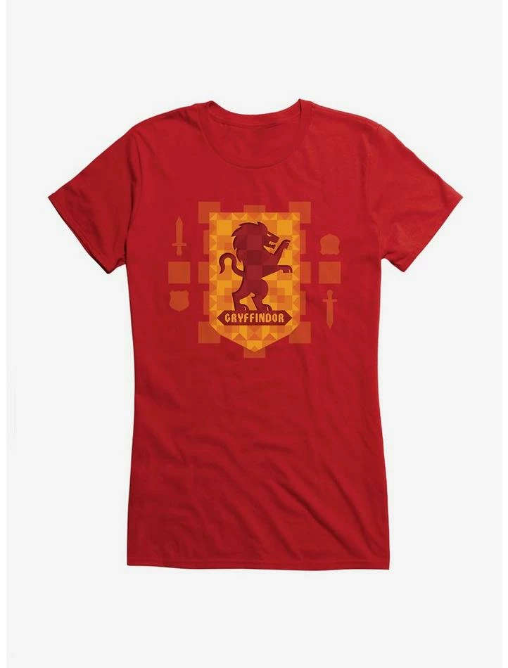 Deals ⌛ Harry Potter Gryffindor House Shield 👧 Girls T-Shirt 🥰 - Image 5