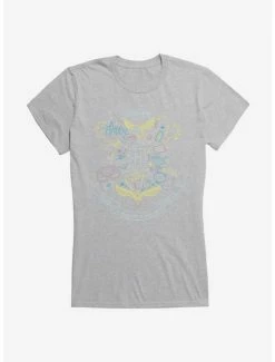 Buy ๐ Harry Potter Hogwarts Sketched Shield ๐ง Girls T-Shirt ๐