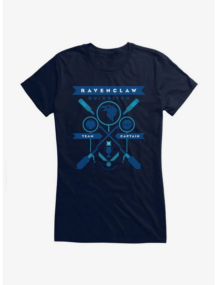 Brand new ๐ Harry Potter Ravenclaw Quidditch Team Captain ๐ง Girls T-Shirt ๐ฏ - Image 5