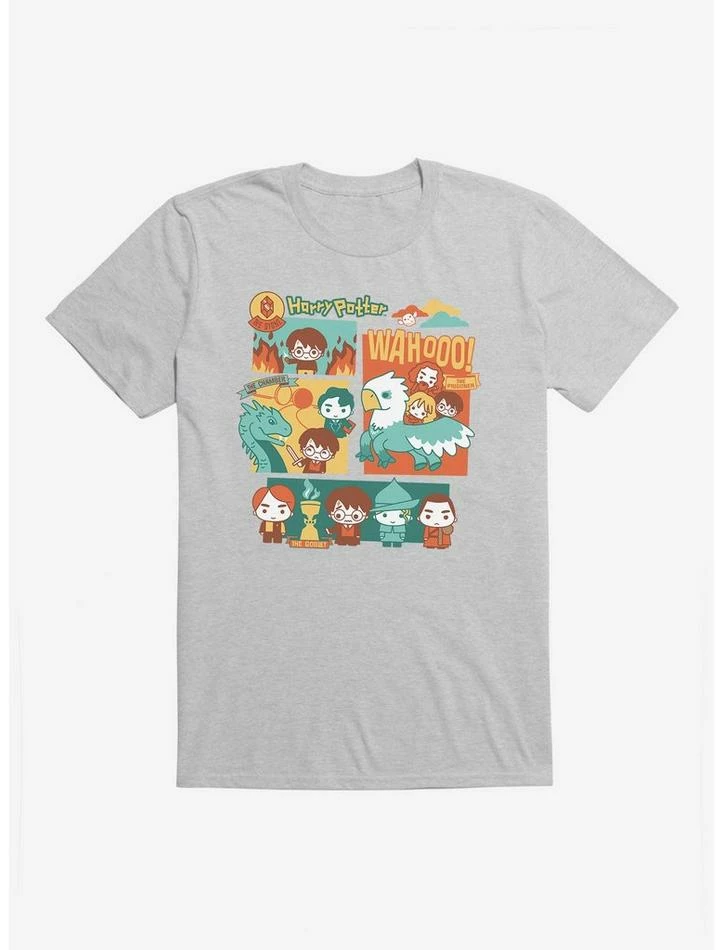 Cheapest ๐ Harry Potter Comic Style First Four Films T-Shirt โญ - Image 3