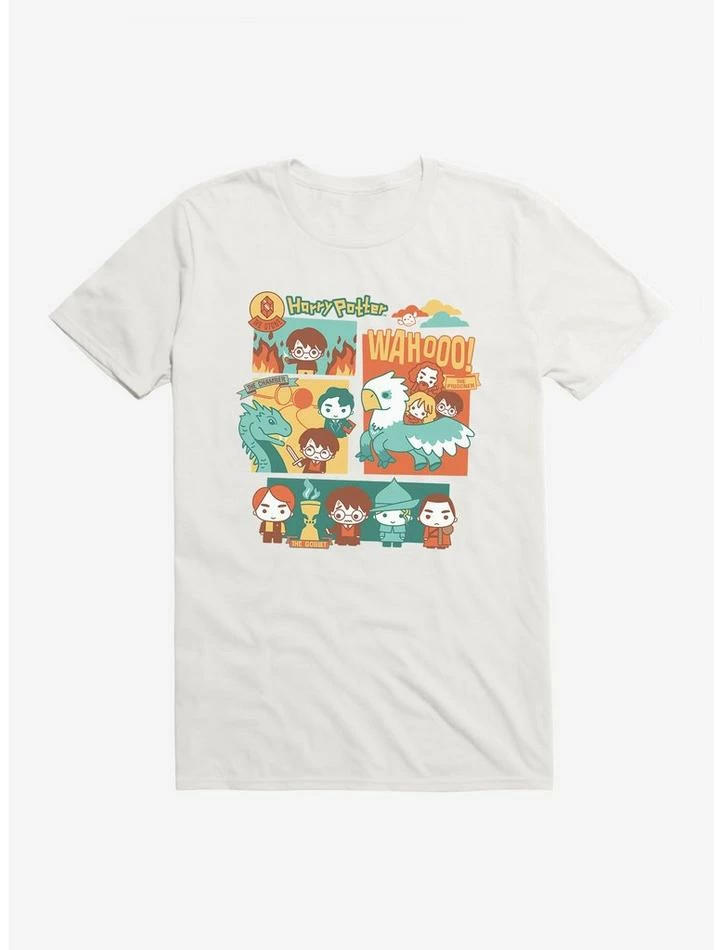 Cheapest ๐ Harry Potter Comic Style First Four Films T-Shirt โญ - Image 6